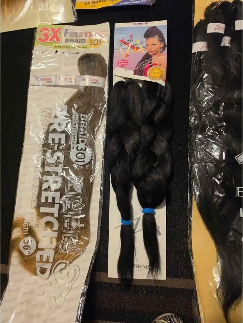 Assorted hair